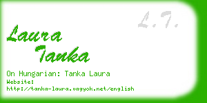 laura tanka business card